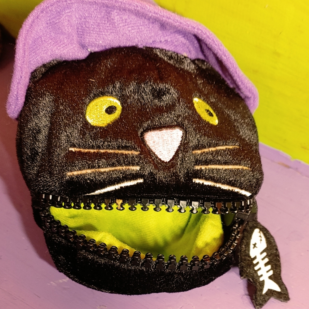 🎃Halloween Witchy Cat Zipper Coin Purse🎃 - Picture 9 of 9